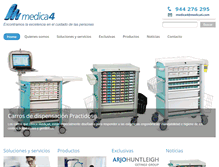 Tablet Screenshot of medica4.com